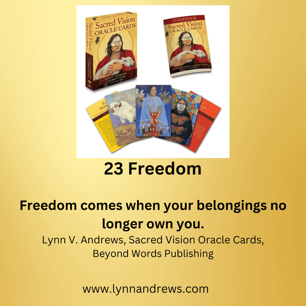 #23 Freedom Sacred Vision Oracle Cards