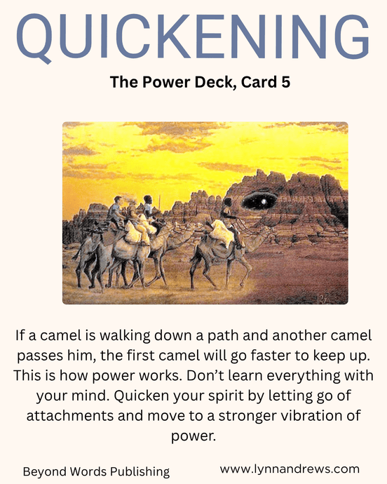 The Power Deck - Cards of Wisdom - Quickening #5