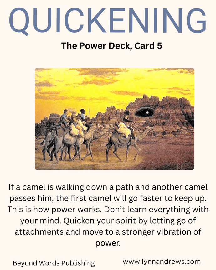 The Power Deck - Cards of Wisdom - Quickening #5